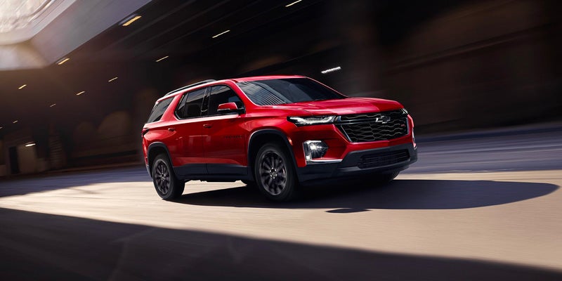 2023 Chevrolet Traverse on road 