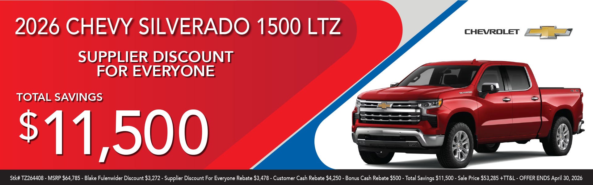 2026 Chevy Silverado 1500 LTZ